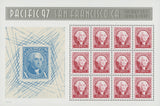 USA Pacific '97 George Washington Mint Sheet of 12 Stamps SC. #3139-40 Mint NH