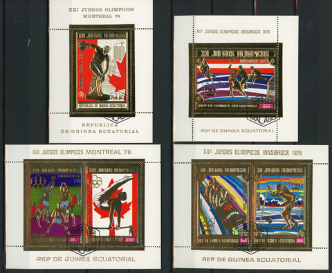 Olympic Games Innsbruck Montreal 1976 Serie Set of 4 Stamps