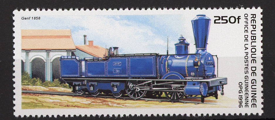 Genf 1858 Geneva Train Station Historical Places Individual Stamp Mint NH