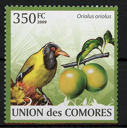Oriole Oriolus Bird Fruit Individual Stamp Mint NH