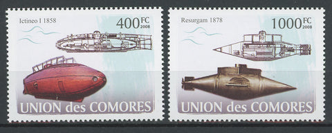 Submarine Transportation Ocean Marine Serie Set Mint NH