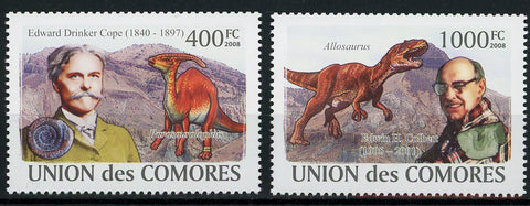 Paleontologist Dinosaur Serie Set of 2 Stamps Mint NH