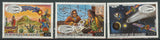 Halley's Comet Astrology Space Serie Set of 3 Stamps Mint NH