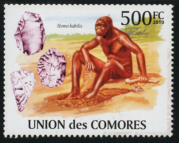 Homo Habilis Pre Historic Men Individual Stamp Mint NH