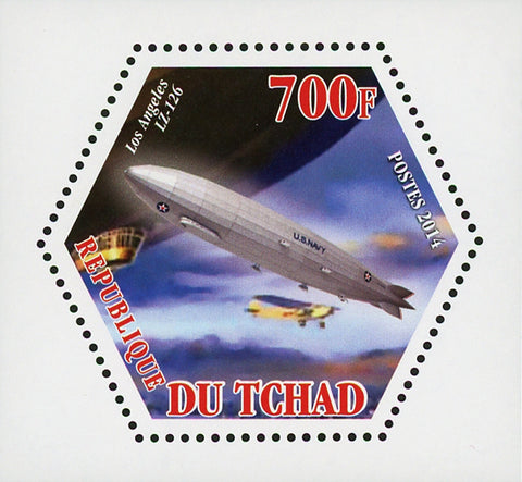 Dirigibles  Los Angeles LZ-126 Airship Mini Souvenir Sheet Mint NH