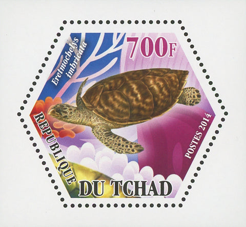 Turtle Marine Fauna Eretmochelys Imbricata Mini Souvenir Sheet Mint NH
