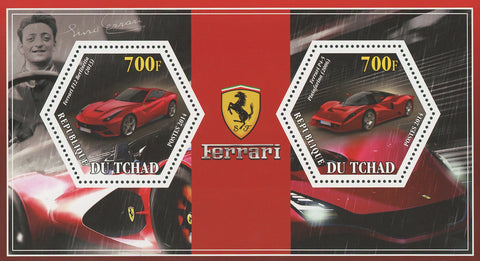 Ferrari Car Transportation F12 Berlinetta P4-5 Pininfarina Souvenir Sheet MNH
