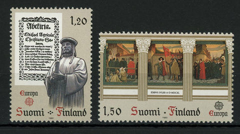 Finland Art Painting Europe Serie Set of 2 Stamp Mint NH