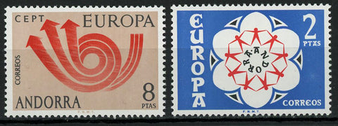 Andorra Europe CEPT Postage Communication Serie Set of 2 Stamp Mint NH