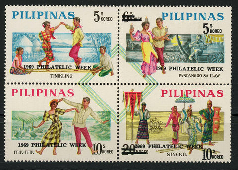 Philippines Philatelic Week Culture Block of 4 Stamps Mint NH