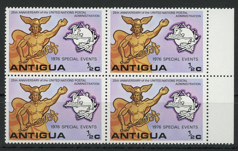 United Nations Postal Administration Block of 4 Stamps MNH