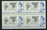 Tristan da Cunha Volcanic Islands Block of 4 Stamps MNH