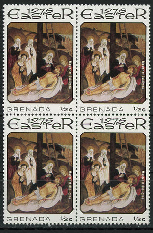 Master of Okolicsno Art Painting Block of 4 Stamps MNH