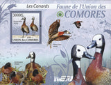 Birds Stamp Duck Ducks Canards Marine Fauna Souv. Sheet Mint NH