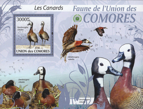 Birds Stamp Duck Ducks Canards Marine Fauna Souv. Sheet Mint NH