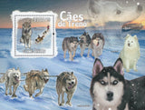 Sled Dog Snow Husky Tamaskan Samoyed Souvenir Sheet Mint NH