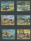 Disney Stamps Tribe Donald Mickey Serie Set of 6 Stamps Mint NH