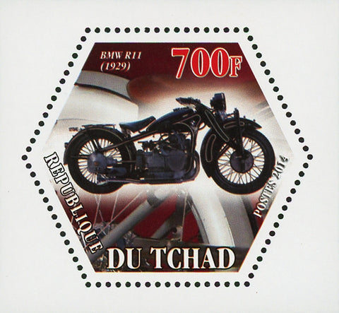 Classic Motorcycle BMW R 11 Mini Souvenir Sheet Mint NH