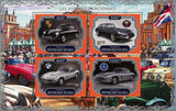 Antique Car Classic Porsche 356 Transportation Souvenir Sheet of 4 Stamps Mint N