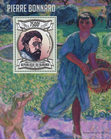 Pierre Bonnard Painter Art Famous Souvenir Sheet Mint NH