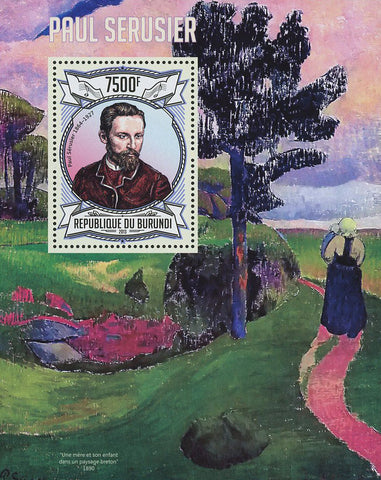 Paul Serusier Painter Art Famous Souvenir Sheet Mint NH