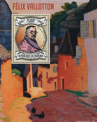 Felix Vallotton Painter Art Famous Souvenir Sheet Mint NH