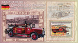 German Fireman Firefighter Vehicle Truck Magirus Canton Transportation MNH