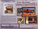 Famous Impressionist Roderic O'Conor Art Sov. Sheet Mint NH