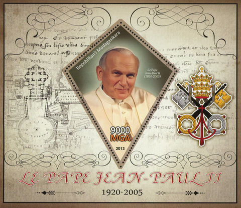 John Paul II Pope Religion Sov. Sheet MNH