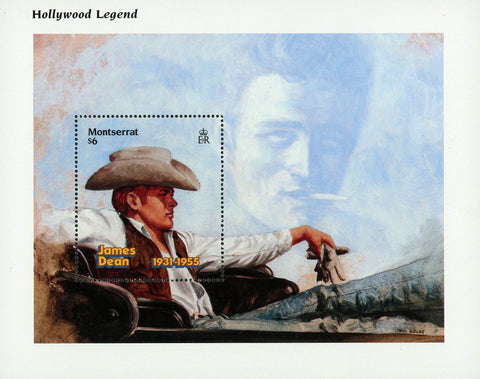 James Dean Actor Famous People Celebrity Souvenir Sheet MNH