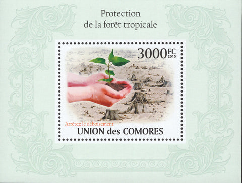 Tropical Forest Protection Souvenir Sheet Mint NH