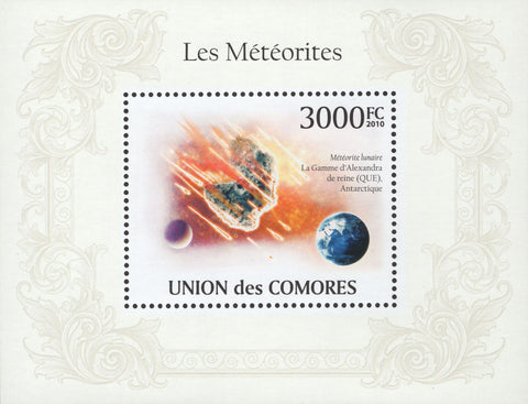 Meteorites Planet Earth Space Souvenir Sheet Mint NH
