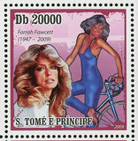 Famous Actress Stamp Farrah Fawcett American Actress S/S MNH #4288-4292