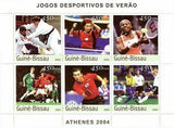 Sport Stamp Athens Games 2004 Table Tennis Soccer Tennis S/S MNH #2381-2386