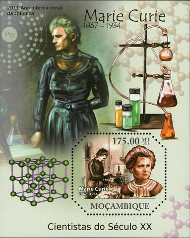 Marie Curie Stamp 2011 International Year of Chemistry S/S MNH #4676 / Bl. 468