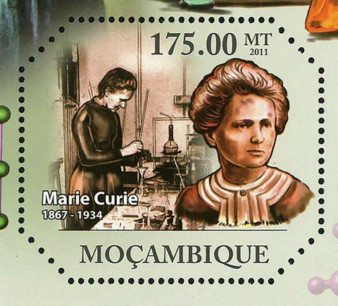 Marie Curie Stamp 2011 International Year of Chemistry S/S MNH #4676 / Bl. 468