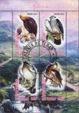 Falcons Birds Souvenir Sheet of 4 stamps