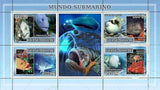 Fish Stamp Marine Fauna Ocean Life Groupers Thermarces Cerberus S/S MNH