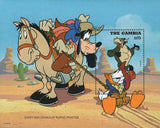 Disney Stamp Goofy And Donald At Roping Practice Souvenir Sheet Mint NH