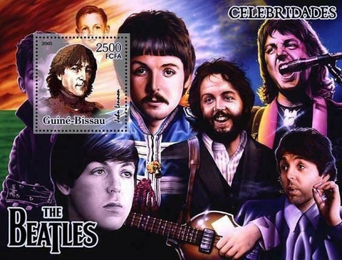 The Beatles Stamp Ringo Paul John George Rock Band Music S/S MNH #3289 / Bl.546