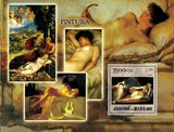 Art Stamp Painting Painter Paint Nude Angels S/S MNH #2852 / Bl.475