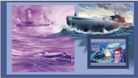 Robert Fulton Stamp Nautilus Submarine Transportation Ship S/S MNH #4428
