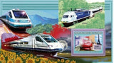 Trains Stamp Locomotive High Speed TGV Thalys Locomotive S/S MNH #4416 /Bl.105