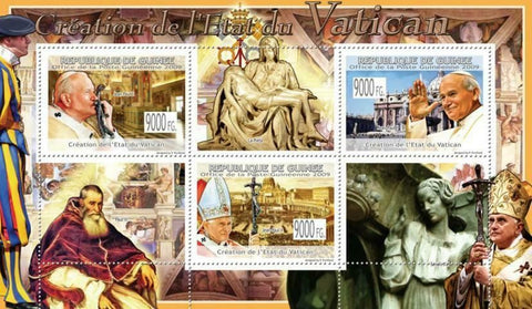 Vatican Stamp Creation Vatican State Pope J. Paul II Paul III Benedict XV MNH