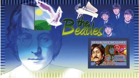 The Beatles Stamp John Lennon Rock Band S/S MNH #4302 / Bl.996