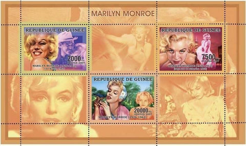 Marilyn Monroe Stamp Actress Movie Film Famous Women S/S MNH 4314-4316