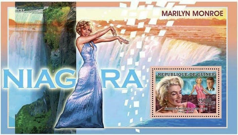 Marilyn Monroe Stamp Actress Movie Film Niagara Falls S/S MNH 4314-4316