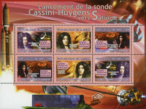 Christiaan Huygens Stamp Missions to Saturn Space Satellite S/S MNH #5295-5300
