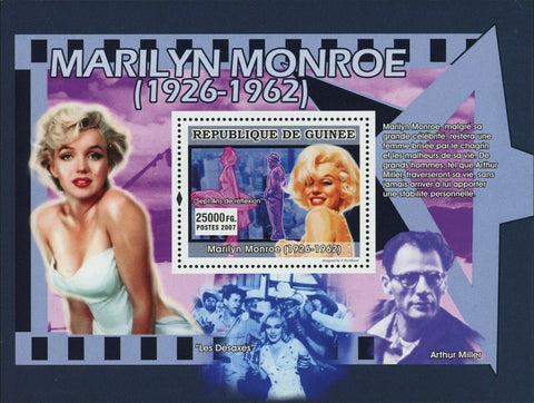 Marilyn Monroe Stamp Movies Sept Ans De Reflexion S/S MNH #5007 / Bl.1341