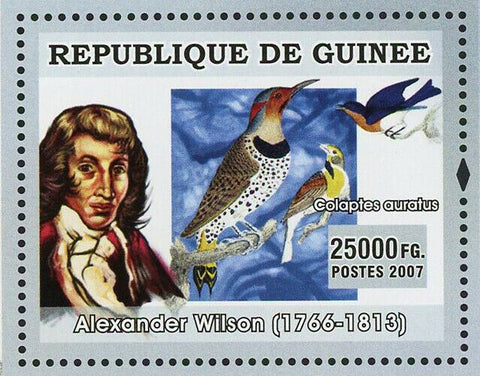 Alexander Wilson Stamp Birds Athene Noctua Owl Onychognathus Morio S/S MNH